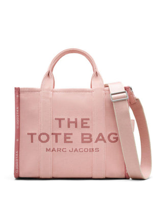 MARC JACOBS Jacquard Medium Cotton-Blend Tote with Contrast Logo and Silver Hardware