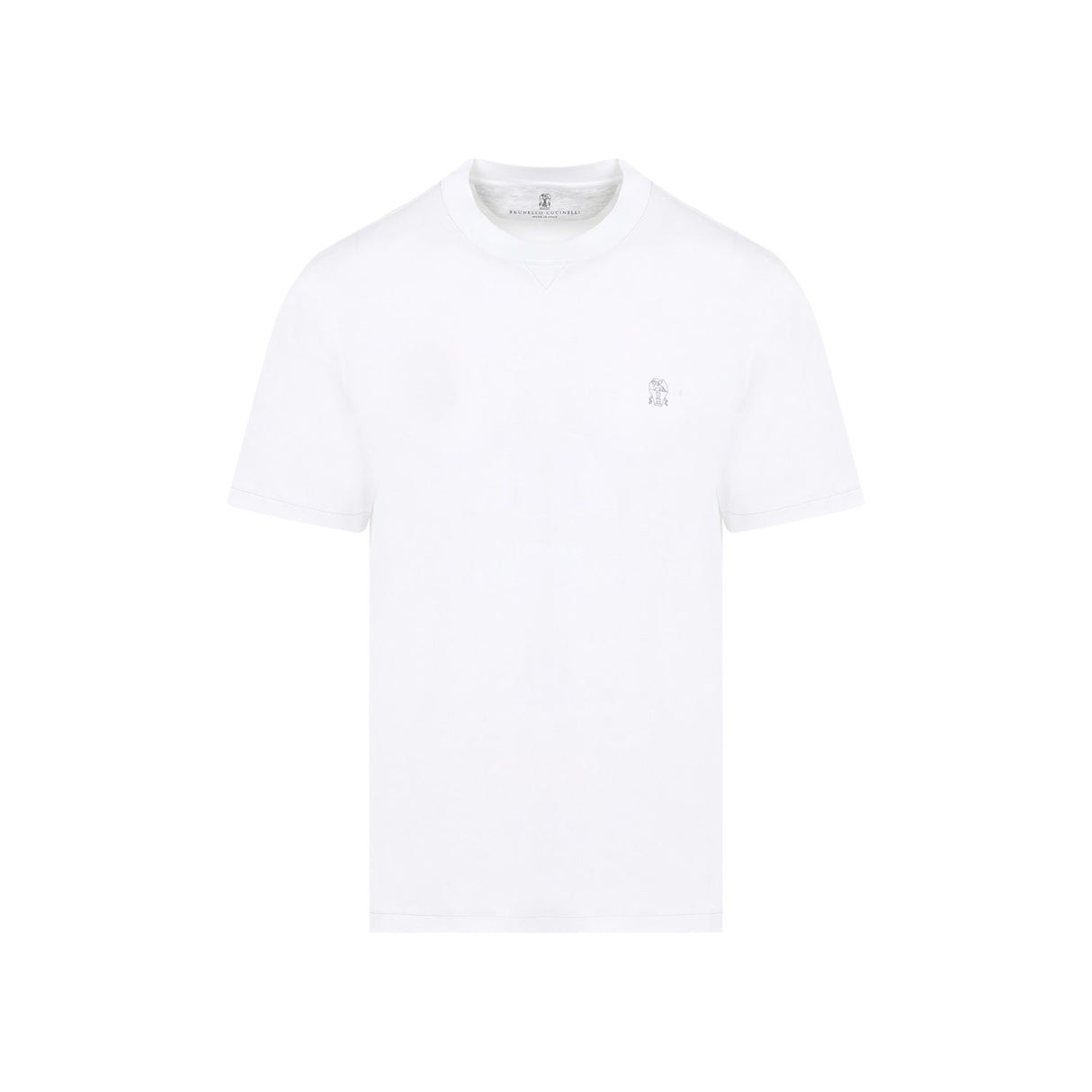 BRUNELLO CUCINELLI Luxury Pure Cotton Tee - White