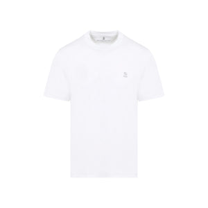 BRUNELLO CUCINELLI Luxury Pure Cotton Tee - White