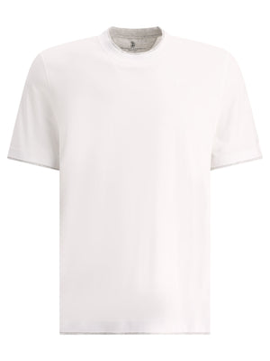 BRUNELLO CUCINELLI Faux Layered Cotton T-Shirt