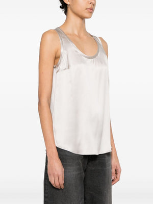 BRUNELLO CUCINELLI Elegantly Crafted Sleeveless Blouse