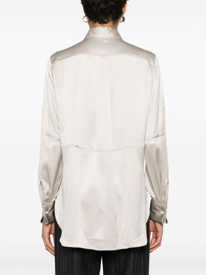 BRUNELLO CUCINELLI Luxurious Silk Blend Tailored Shirt