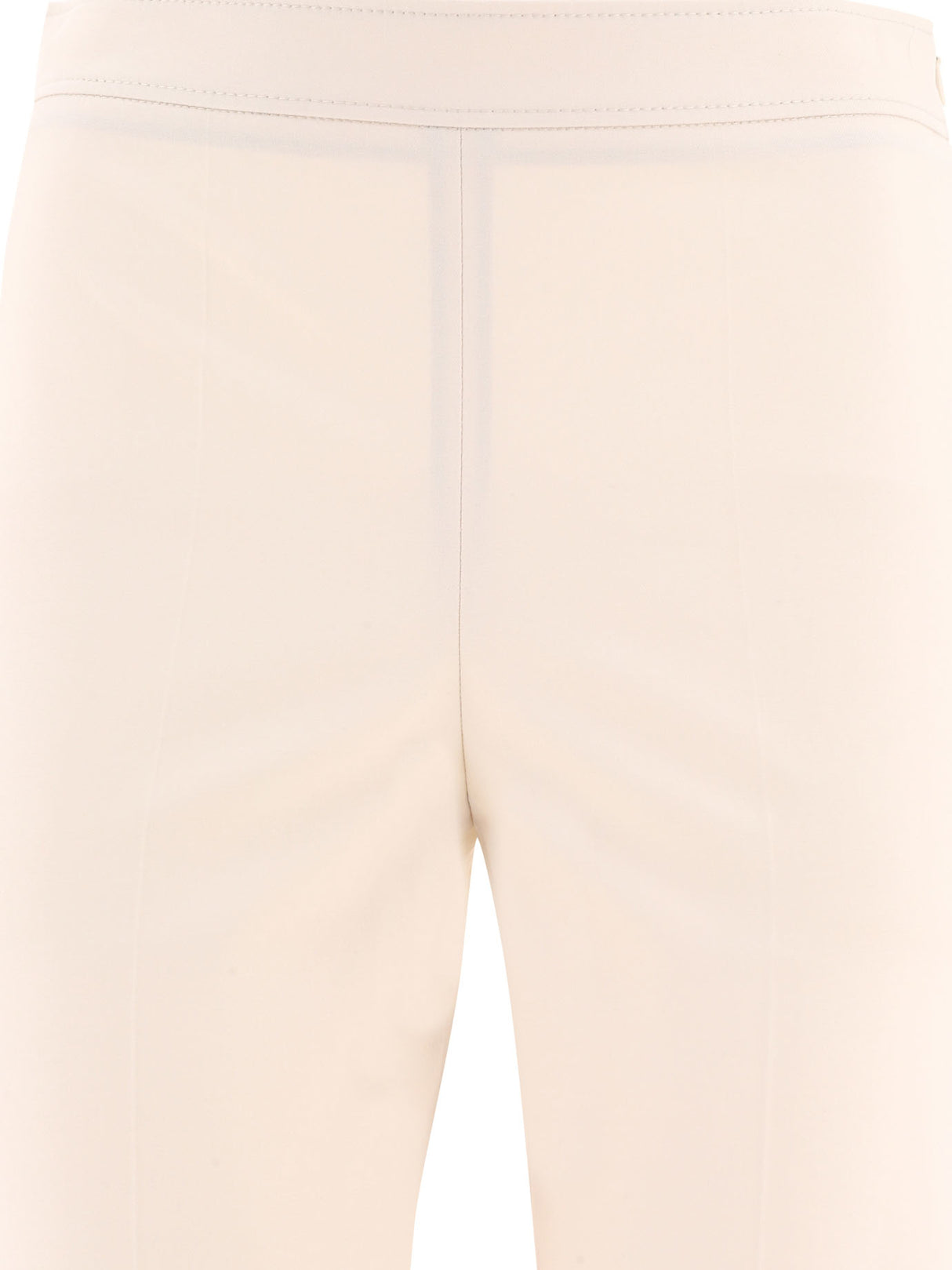 BRUNELLO CUCINELLI Women's White Straight Pants for the 2024 Summer Season