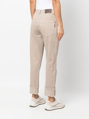 BRUNELLO CUCINELLI Beige Denim Jeans for Women