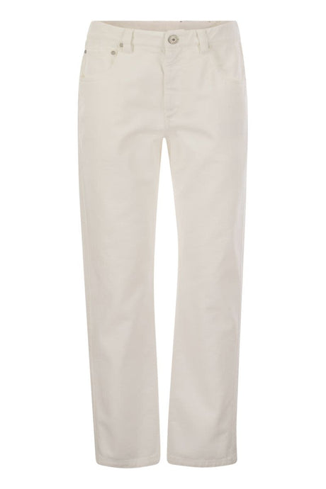 BRUNELLO CUCINELLI Cotton 5-Pocket Trousers for Women - SS25