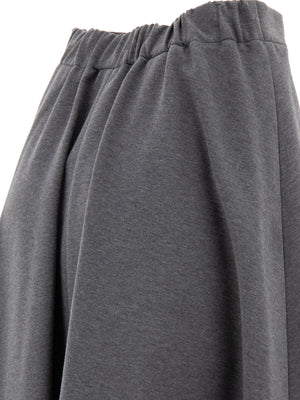 BRUNELLO CUCINELLI Circle Midi Skirt in Grey