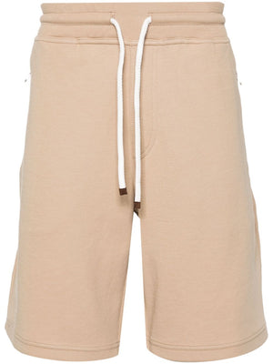 BRUNELLO CUCINELLI Men's Beige Shorts for 24SS Season