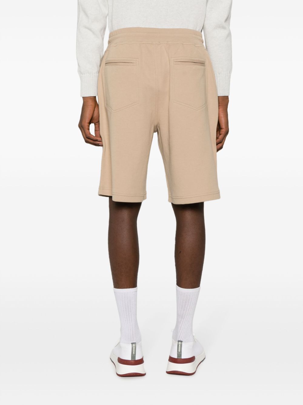 BRUNELLO CUCINELLI Men's Beige Shorts for 24SS Season