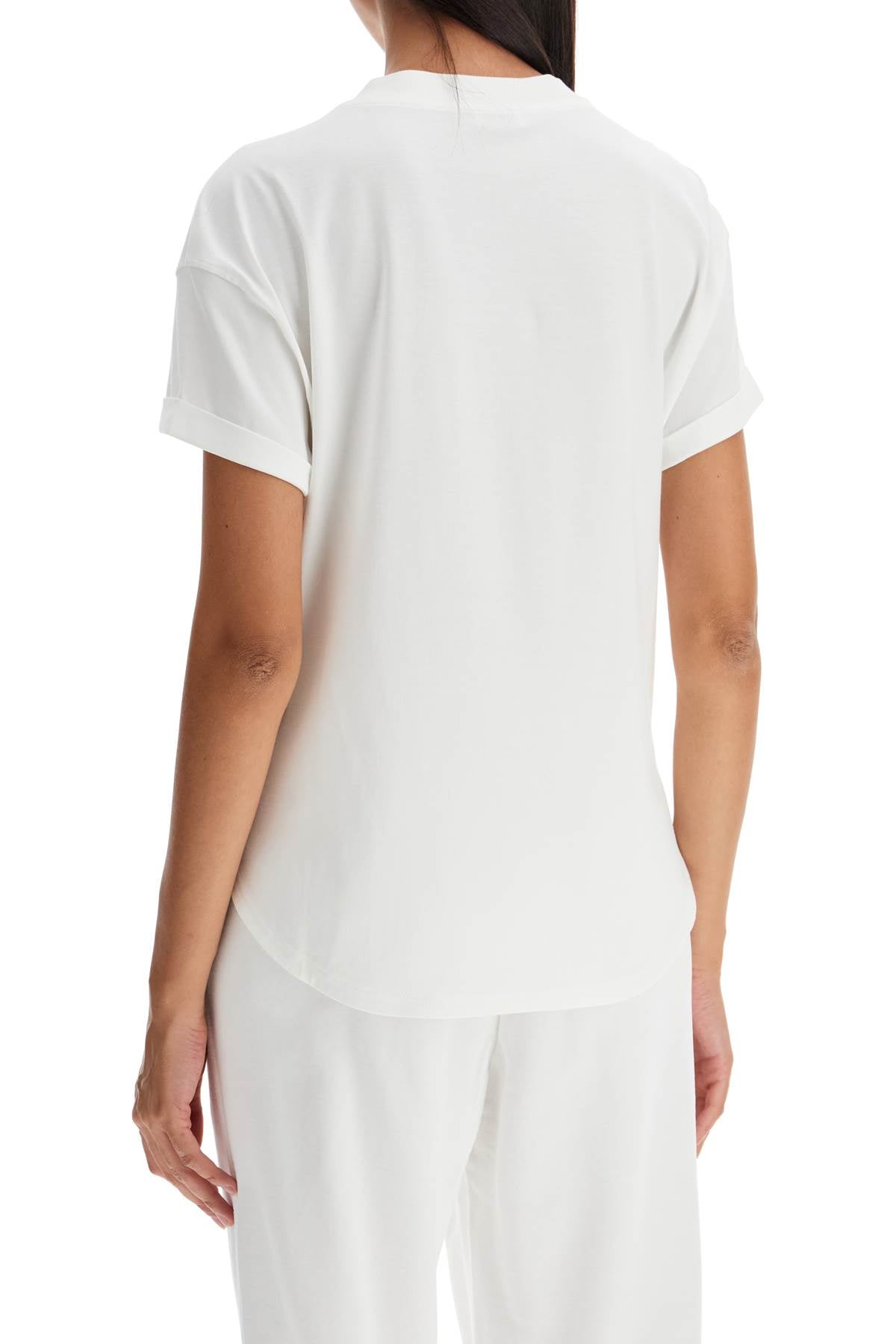 BRUNELLO CUCINELLI Mini Cotton T-Shirt with Pocket