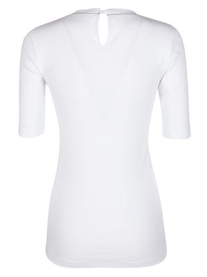 BRUNELLO CUCINELLI Embellished Stretch Cotton T-Shirt