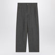 BRUNELLO CUCINELLI Medium Grey Wool-Blend Trousers for Women - FW24