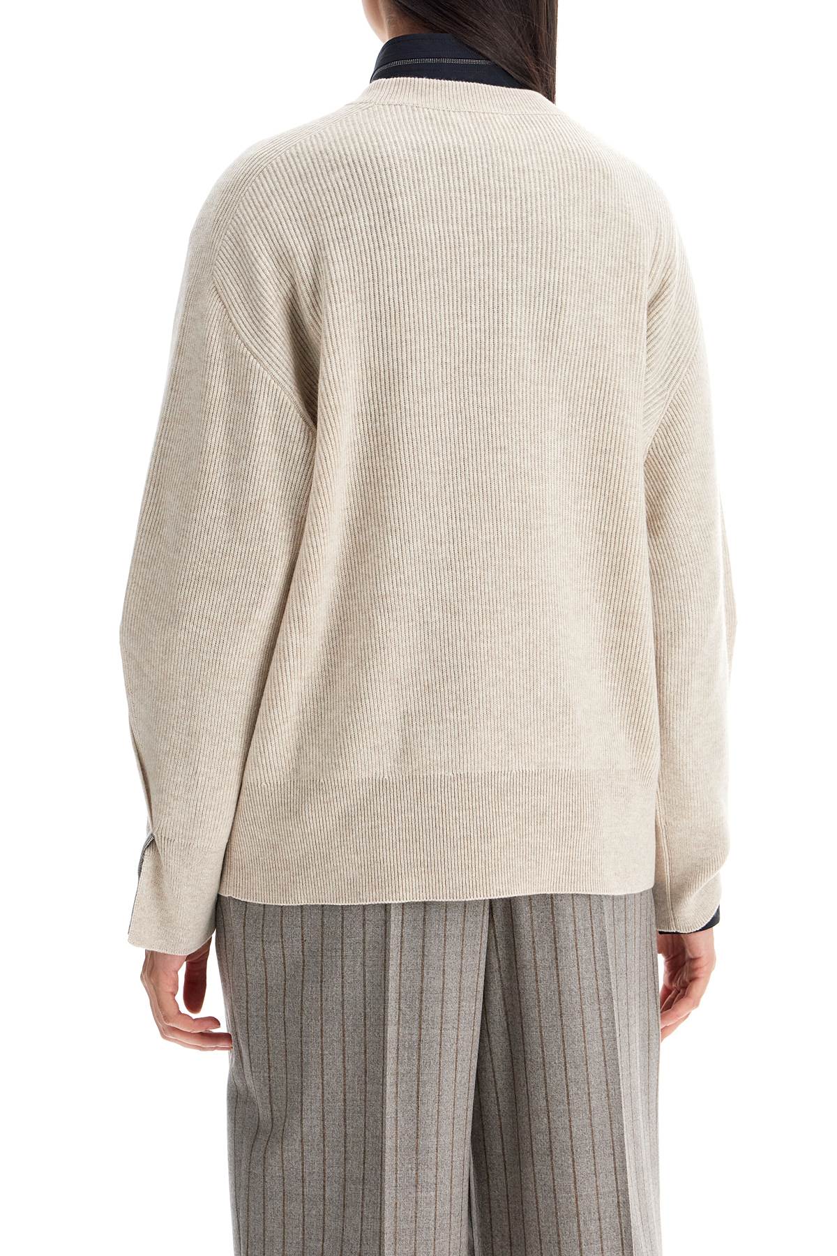 BRUNELLO CUCINELLI Luxurious Cashmere Crew Neck Sweater