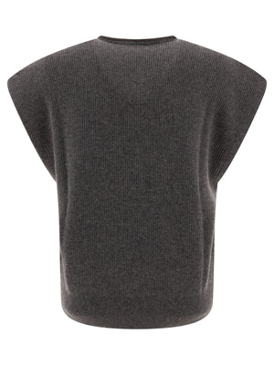 BRUNELLO CUCINELLI CASHMERE RIBBED SWEATER