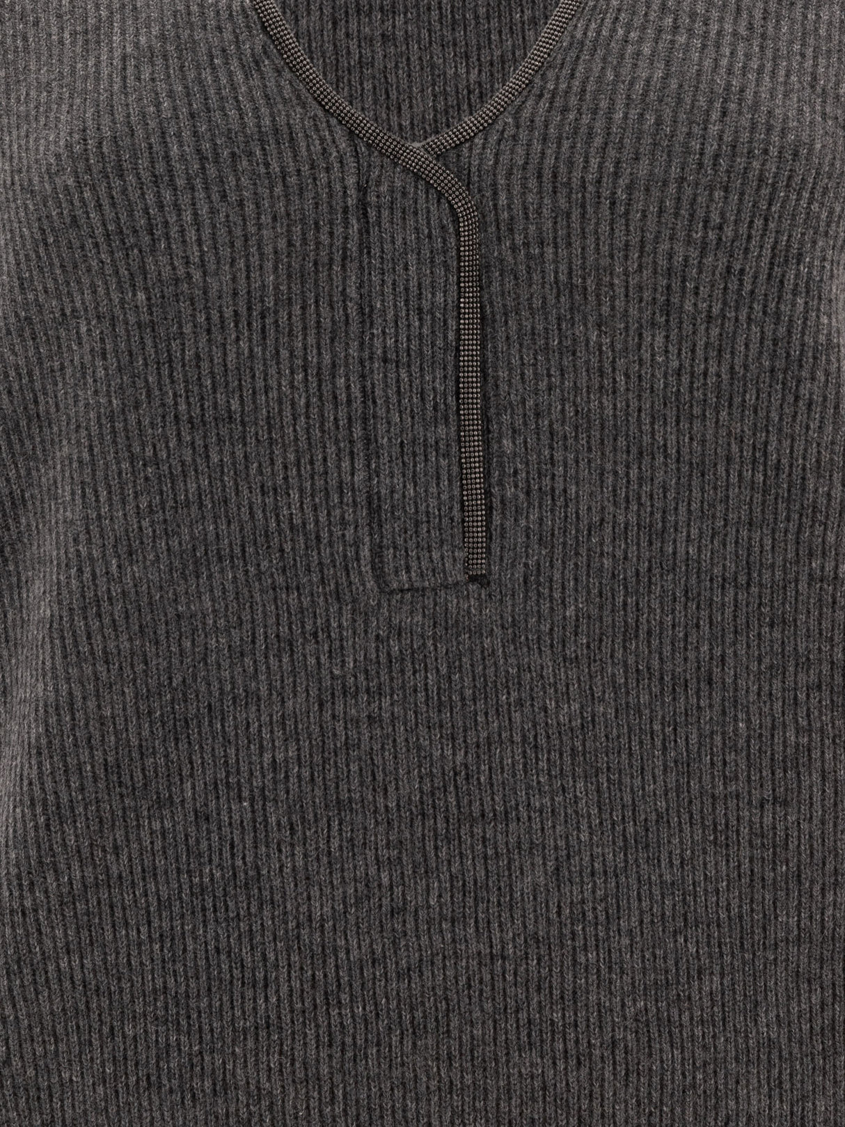 BRUNELLO CUCINELLI CASHMERE RIBBED SWEATER