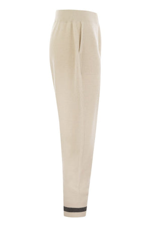 BRUNELLO CUCINELLI Luxury Cashmere Knit Sweatpants