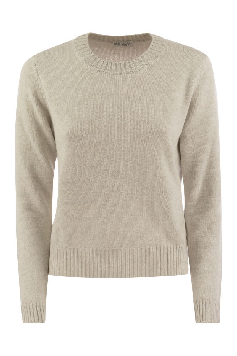 BRUNELLO CUCINELLI Luminous Cuff Cashmere Sweater