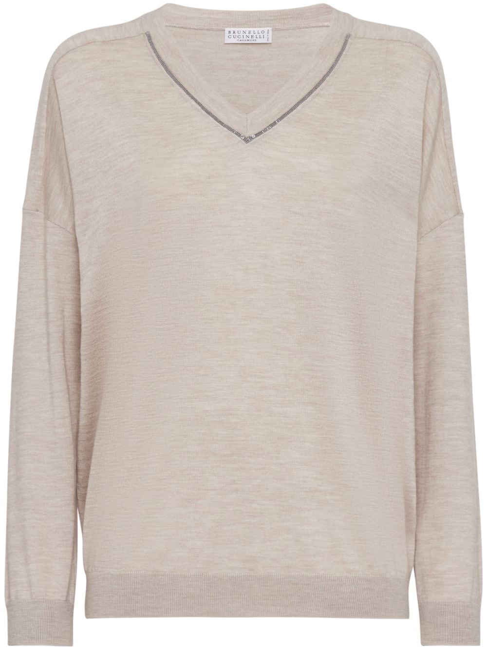 BRUNELLO CUCINELLI 24SS Beige Knit Sweater for Women