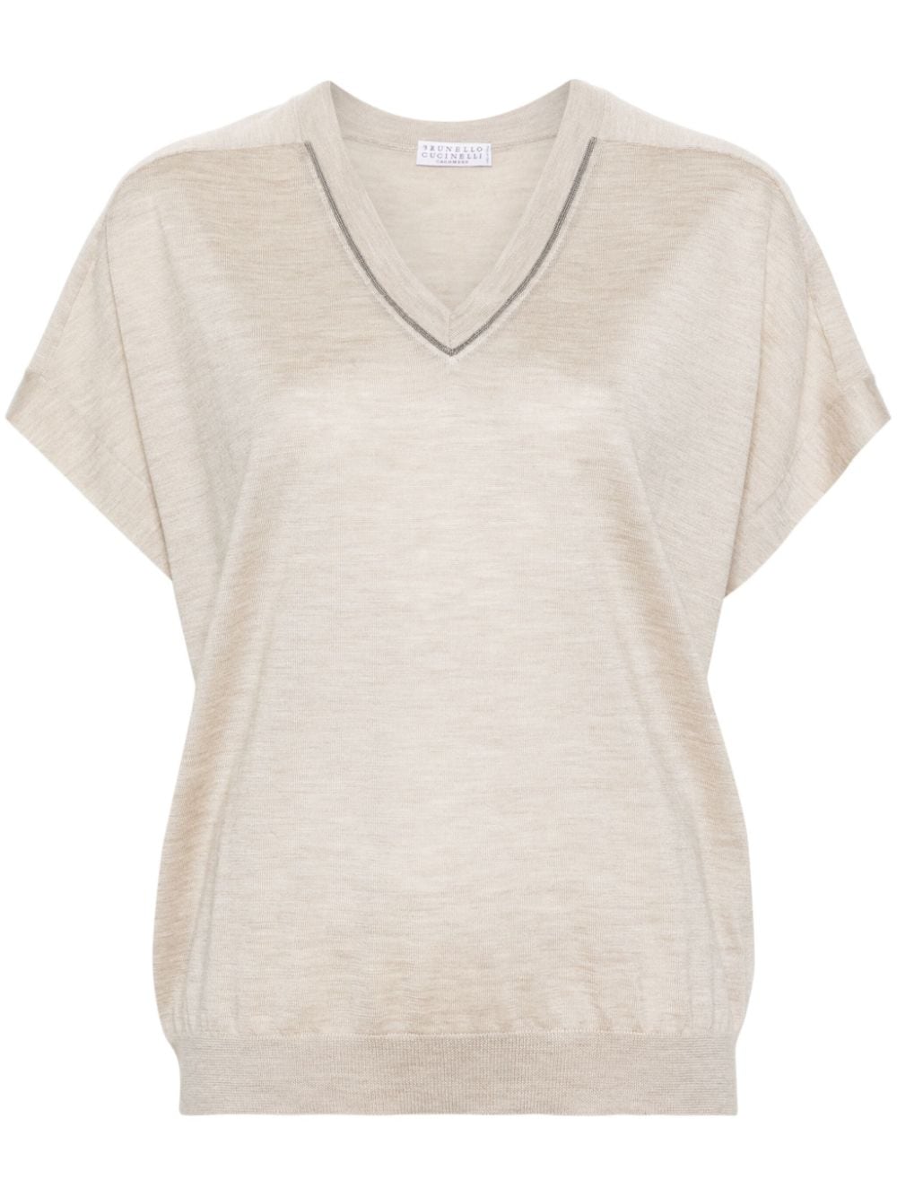 BRUNELLO CUCINELLI Elegant Beige Tunic Top for Women - 24SS Season