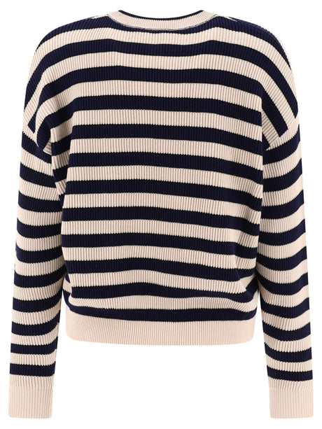 BRUNELLO CUCINELLI Striped English Rib Sweater for Women