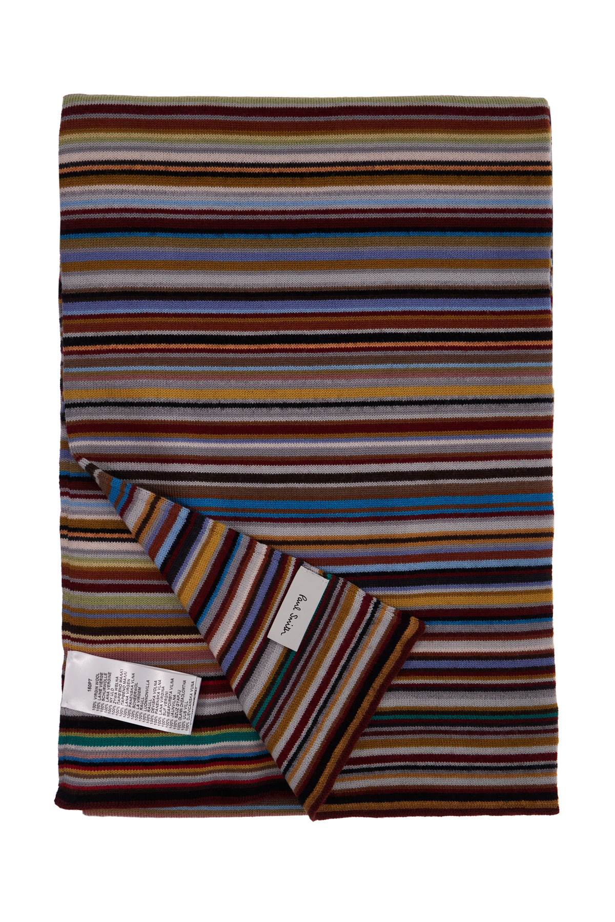 PAUL SMITH Men's Logo Merino Wool Scarf