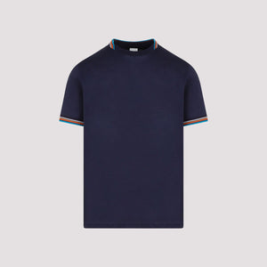 PAUL SMITH Blue Cotton T-Shirt for Men - SS24 Collection
