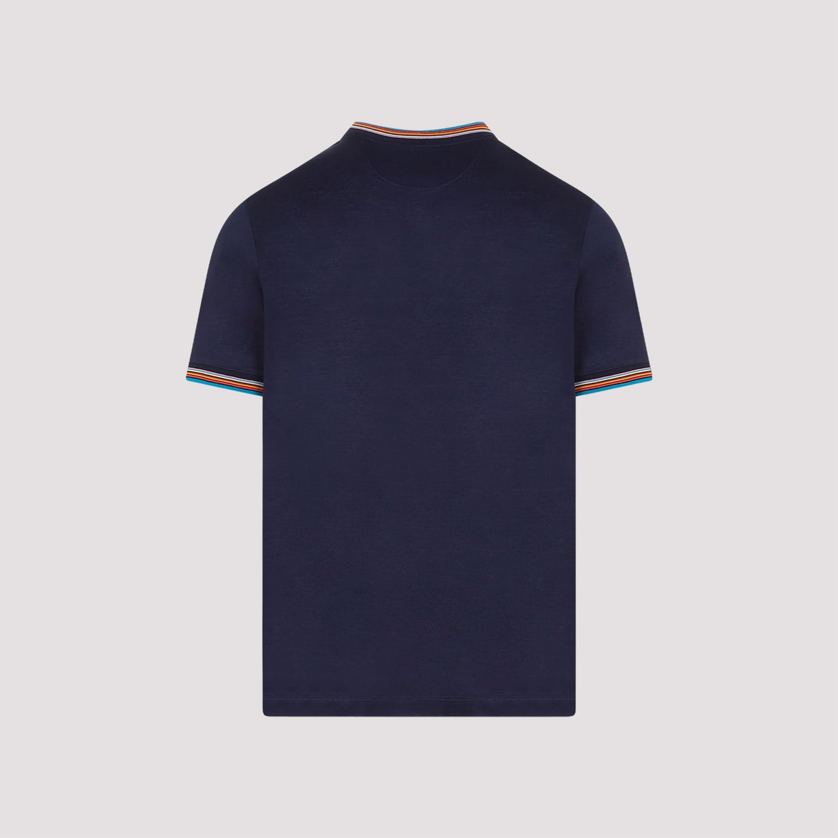 男士藍色棉質T恤 - SS24系列