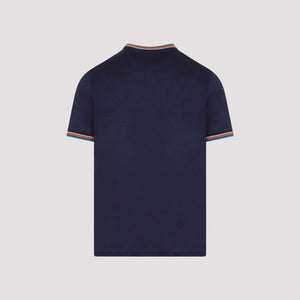 PAUL SMITH Blue Cotton T-Shirt for Men - SS24 Collection