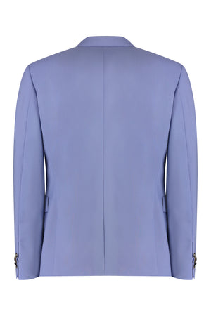 PAUL SMITH Lilac Wool and Mohair Two Piece Suit for Men - SS23 Collection