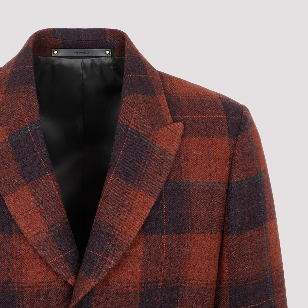 PAUL SMITH Men's Red SB Overcoat for Fall/Winter 2024