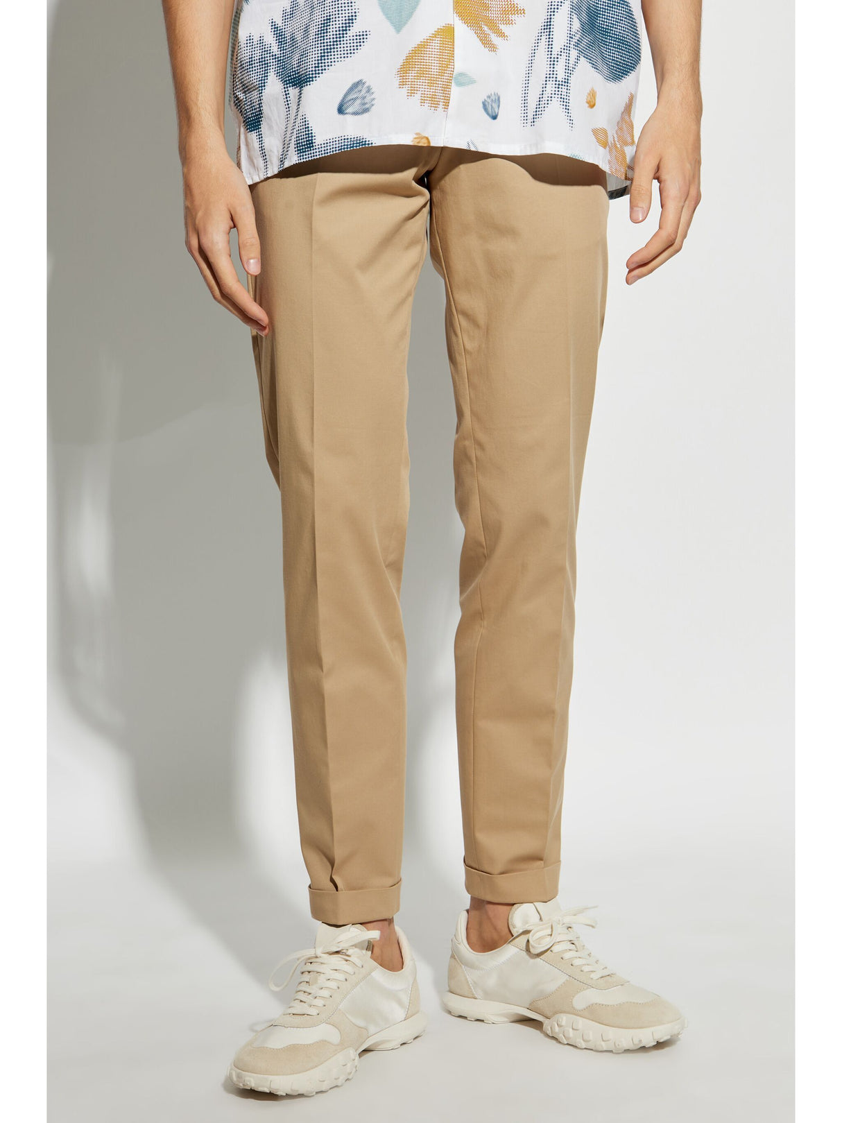 PAUL SMITH Green Organic Cotton Trousers for Men