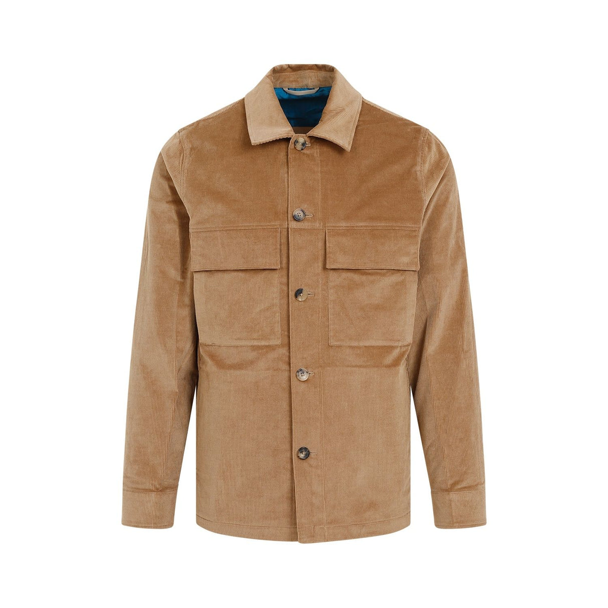 PAUL SMITH Elegant Neutral Tone Shirt Jacket