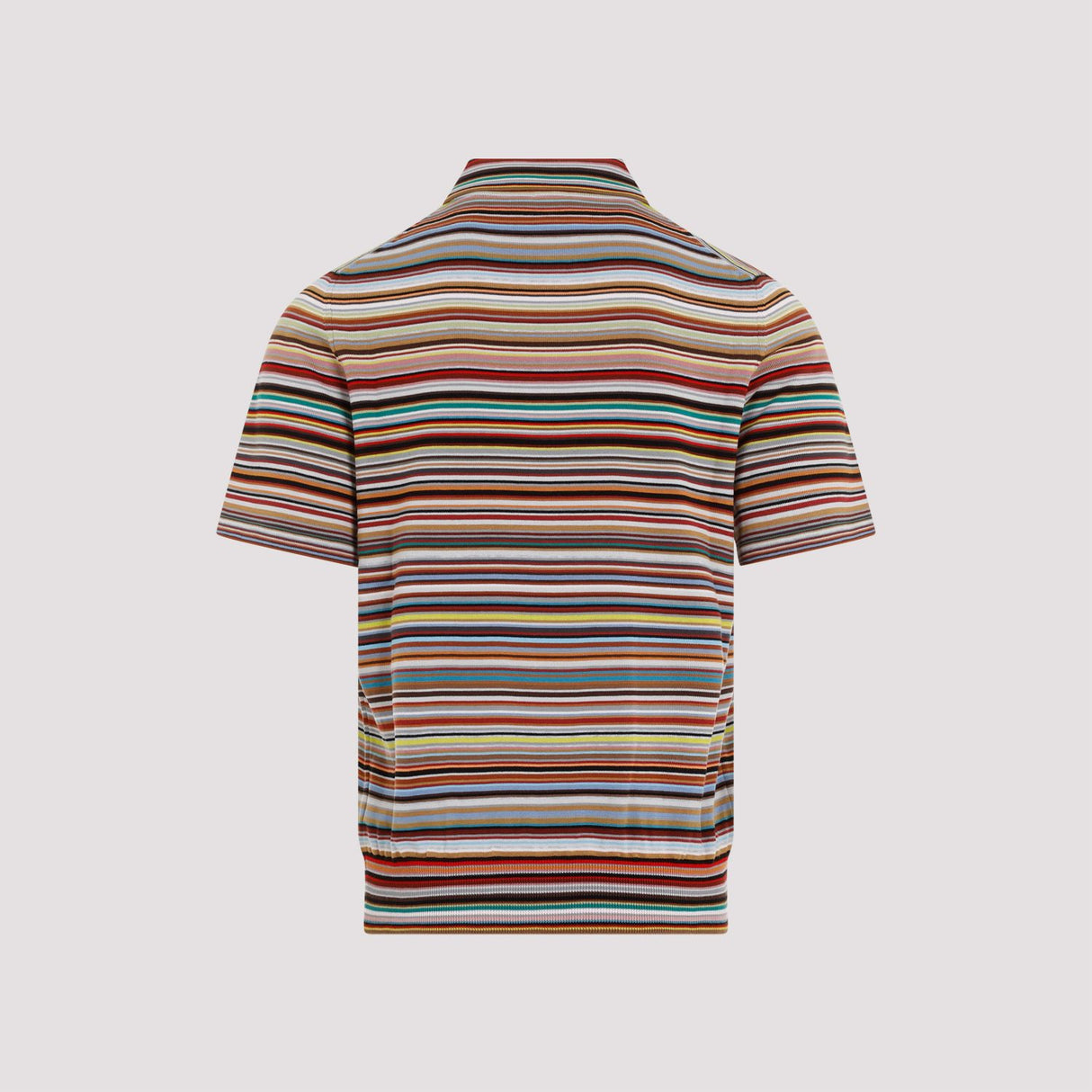 PAUL SMITH Organic Cotton Men's Polo Shirt in Tan for FW24