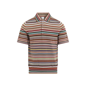 PAUL SMITH Organic Cotton Men's Polo Shirt in Tan for FW24