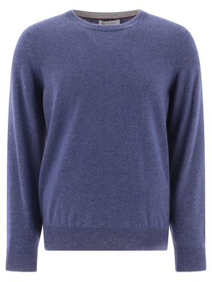 BRUNELLO CUCINELLI Luxurious Cashmere Crewneck Sweater for Men