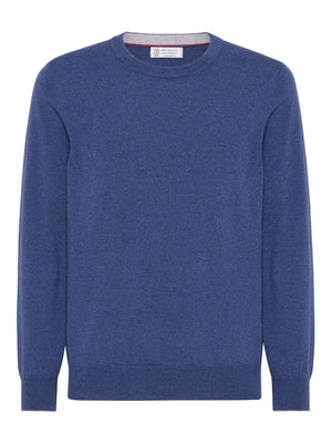 BRUNELLO CUCINELLI Cashmere Crewneck Sweater for Men