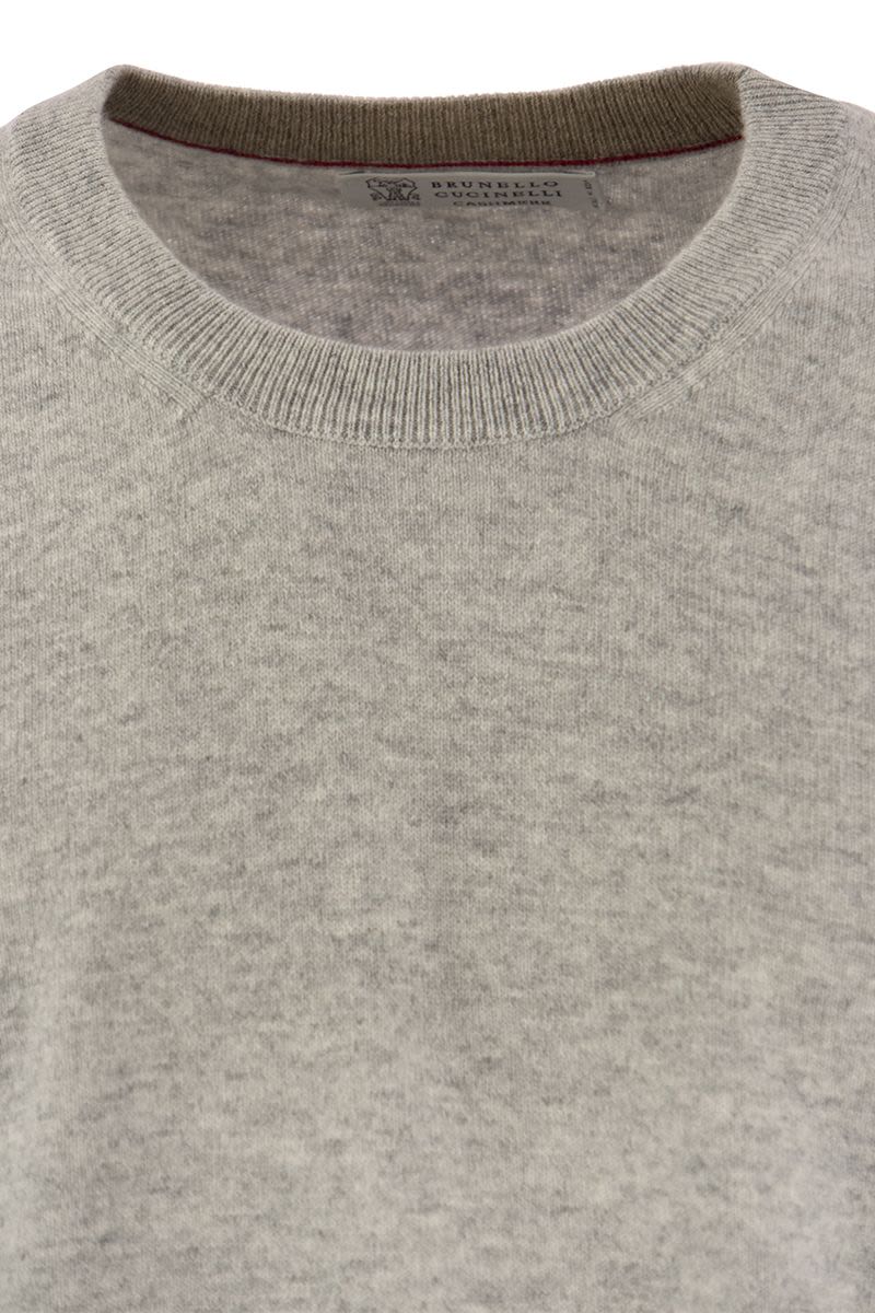 Men's Pure Cashmere Hazeltnut Crew-Neck Sweater - 2024 Collection