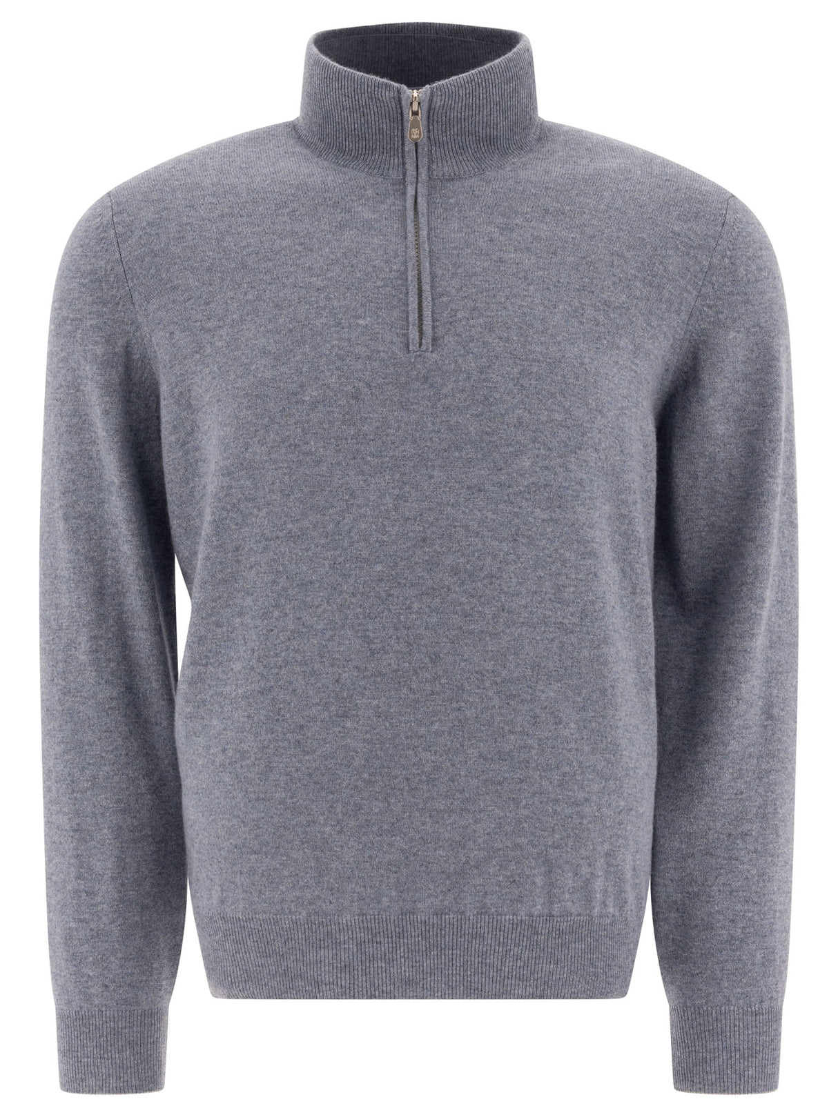 BRUNELLO CUCINELLI Men's Half-Zip Cashmere Sweater - Regular Fit