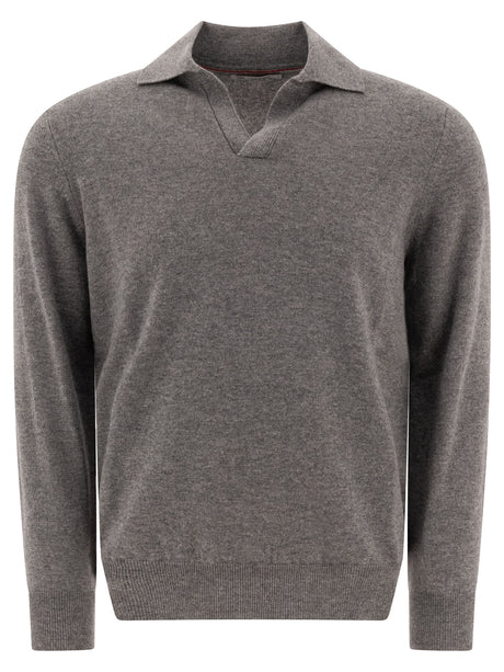 BRUNELLO CUCINELLI CASHMERE KNIT SWEATER