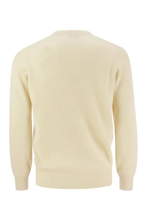 BRUNELLO CUCINELLI Classic Cashmere Crew Neck Sweater