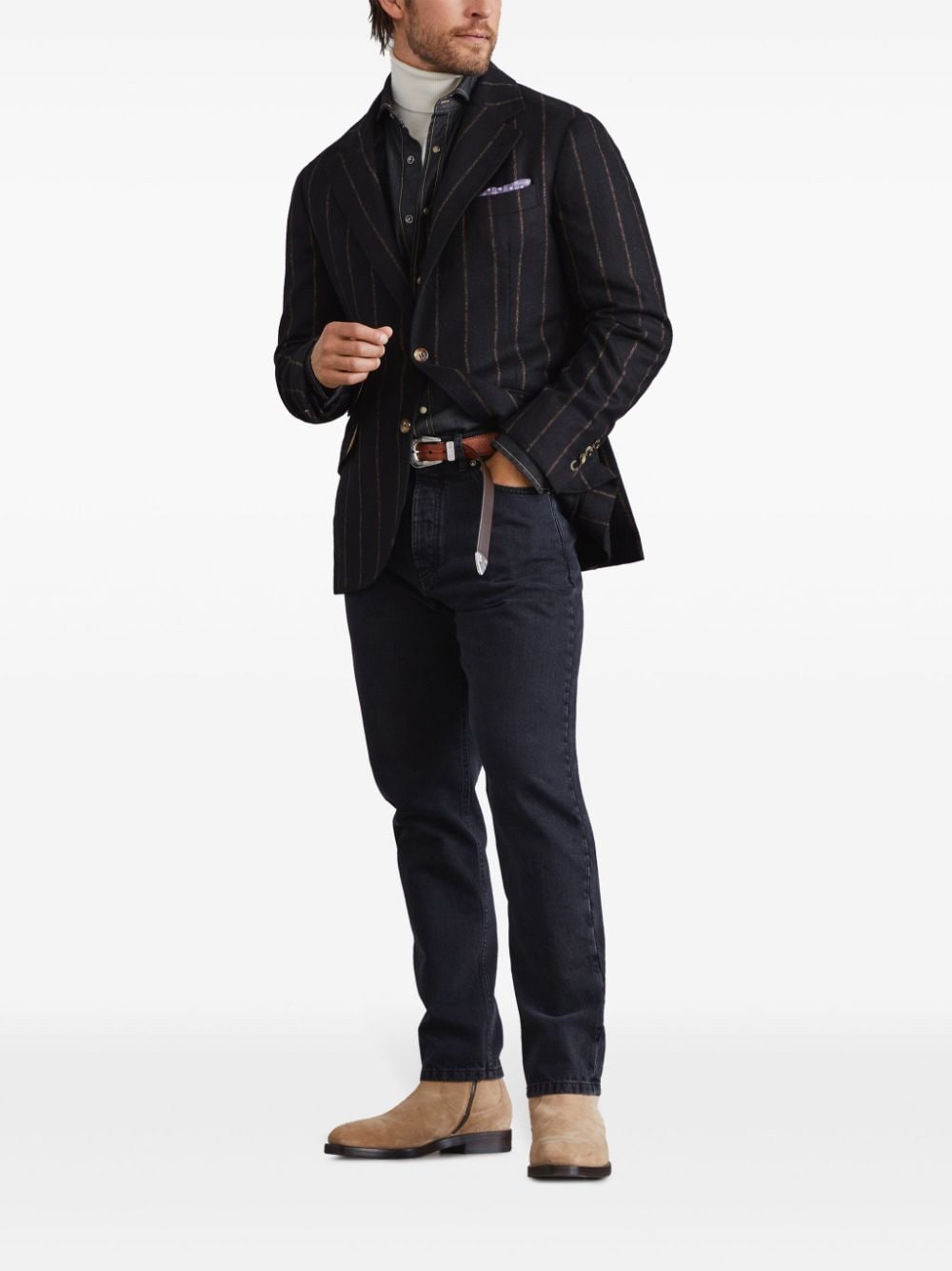 Quần Jean Nam Slim Fit - Cao vừa