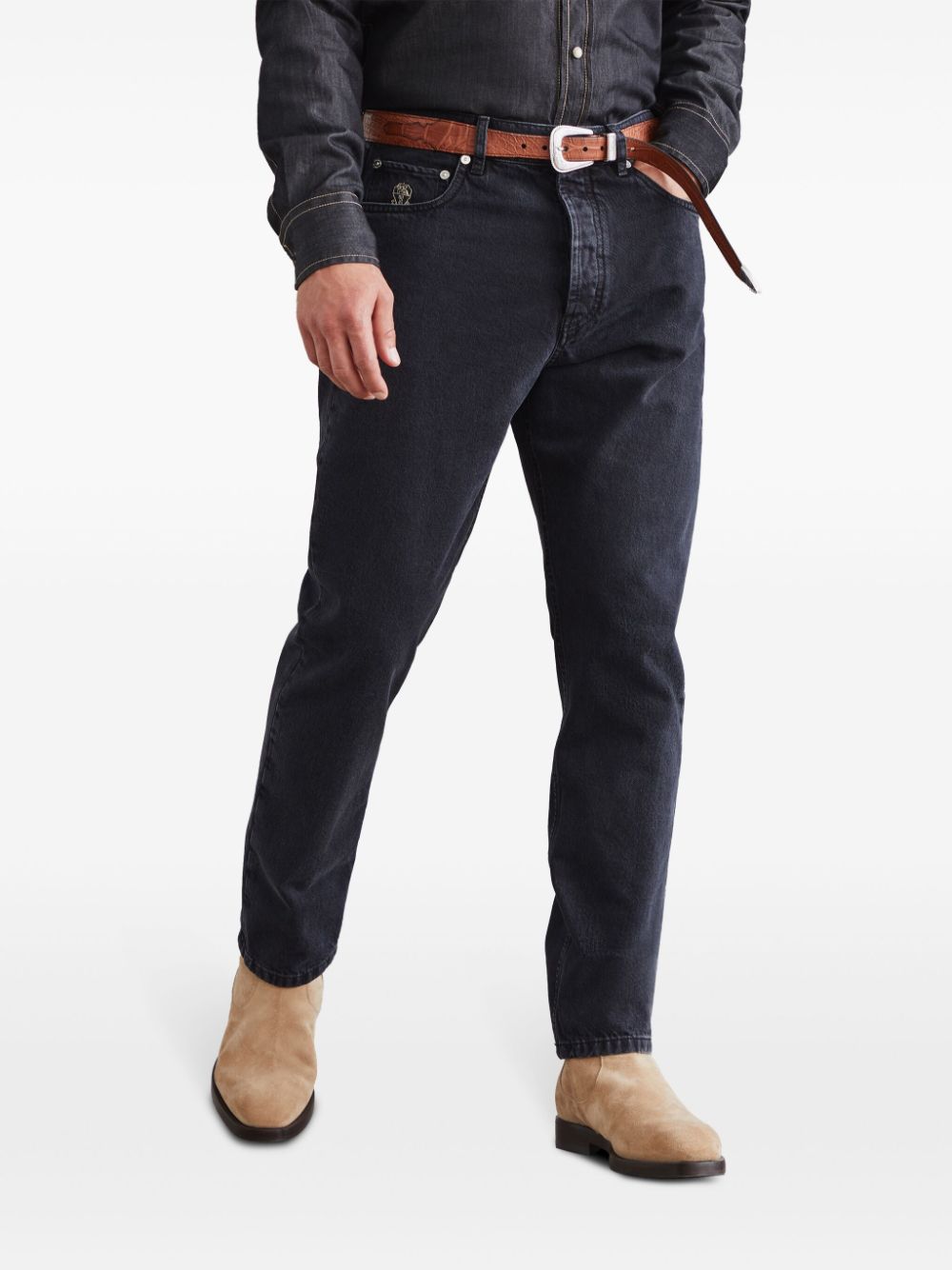 Quần Jean Nam Slim Fit - Cao vừa