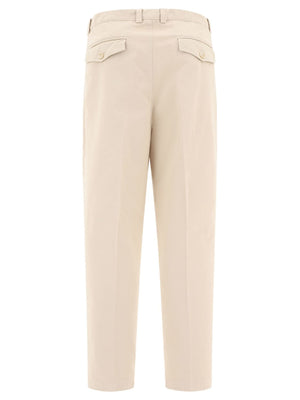 BRUNELLO CUCINELLI Relaxed Fit Trousers for Men - Spring Style