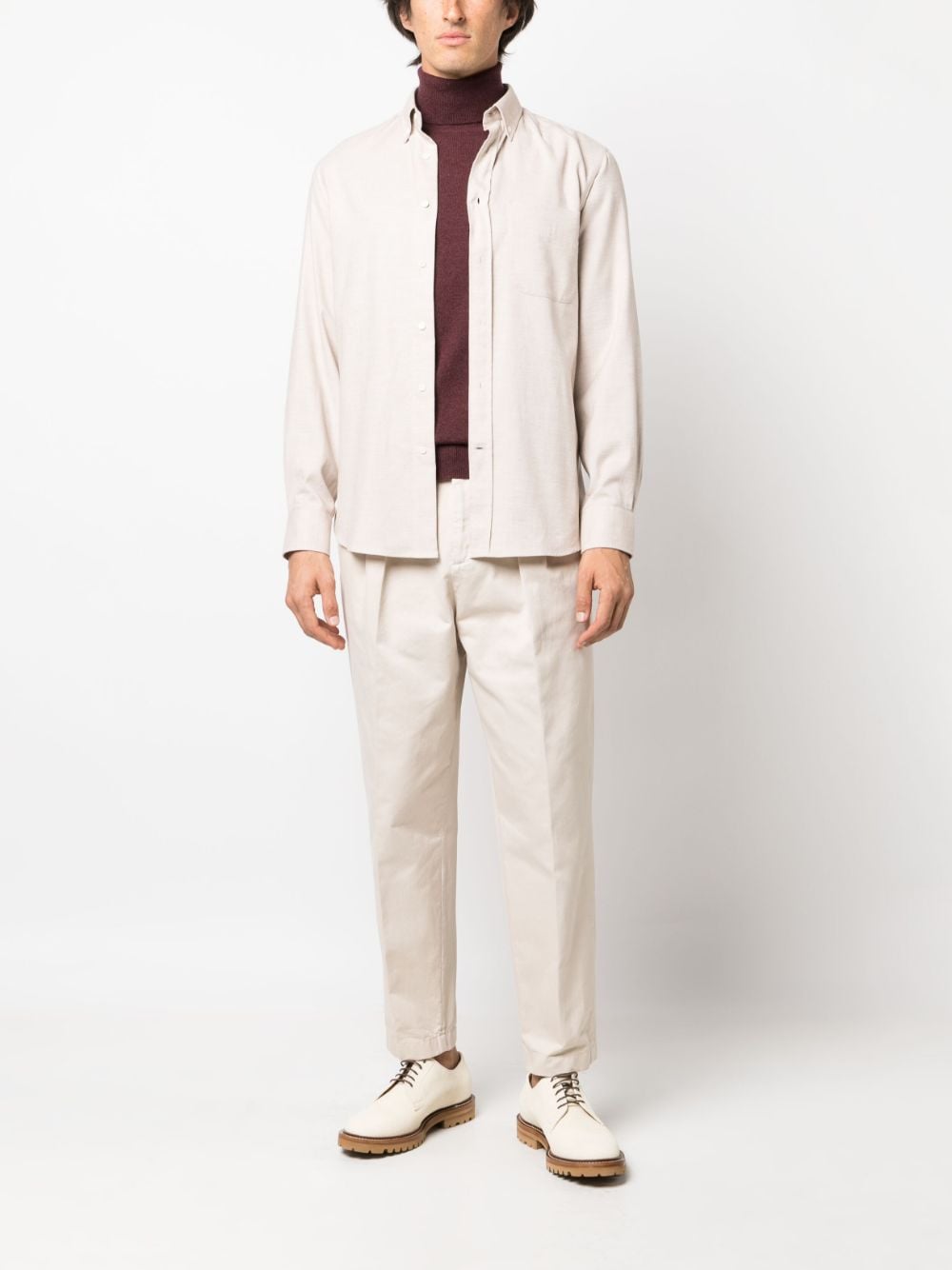 BRUNELLO CUCINELLI Relaxed Fit Trousers for Men - Spring Style