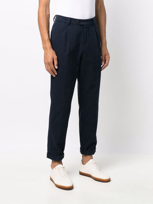 Quần Chino Xanh Navy Bằng Vải Cotton Cao Cấp