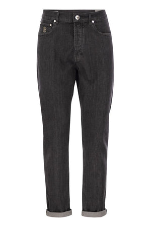 BRUNELLO CUCINELLI Iconic Fit Five-Pocket Denim Trousers for Men