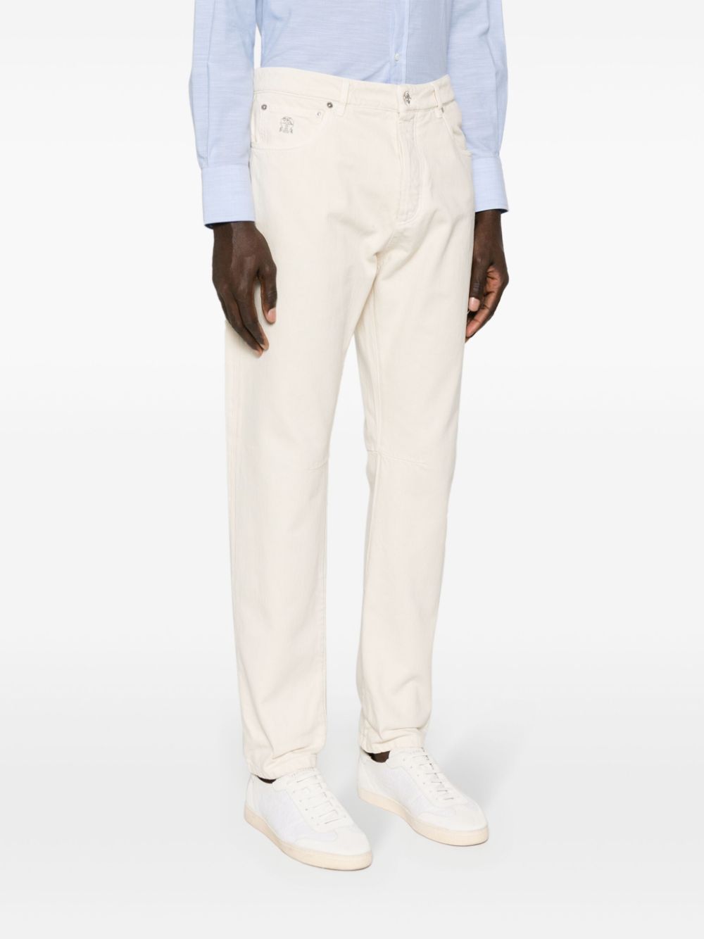 BRUNELLO CUCINELLI Men's White Shorts for 24SS Season