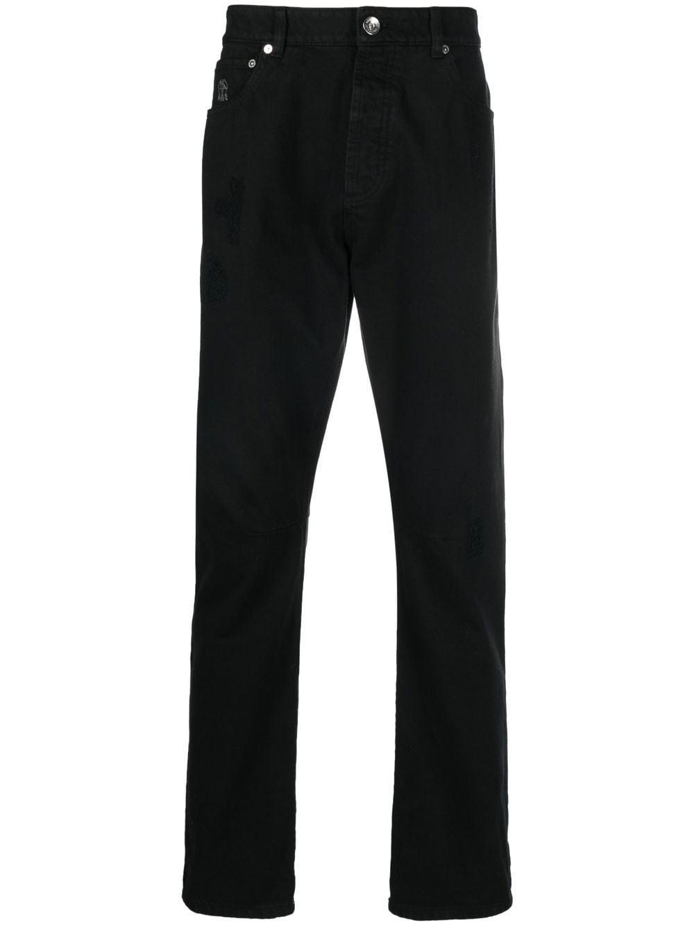 BRUNELLO CUCINELLI Black 24SS Denim Straight Pants for Men