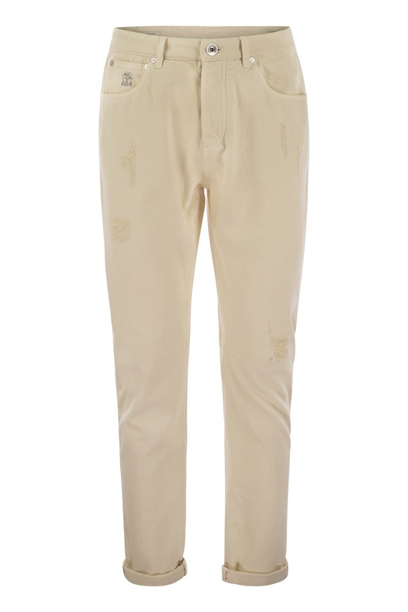 BRUNELLO CUCINELLI Men's 24SS Denim Straight Pants in C7403