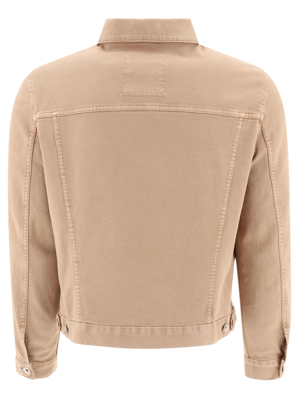 BRUNELLO CUCINELLI 2024 Men's Beige Jacket for Spring/Summer 24 from Italian Fashion House