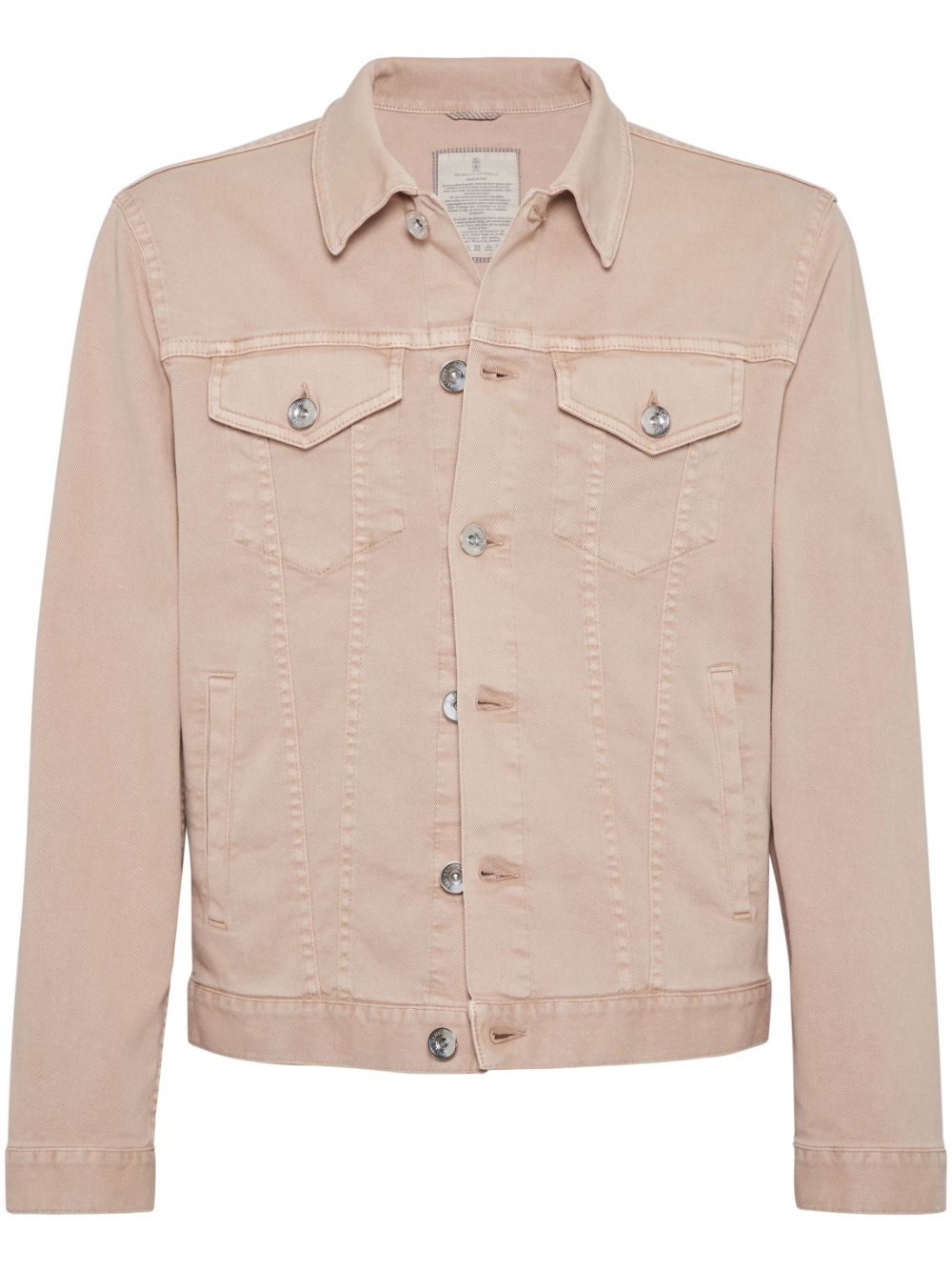 BRUNELLO CUCINELLI 2024 Men's Beige Jacket for Spring/Summer 24 from Italian Fashion House